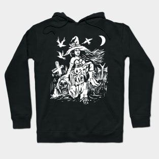 Glamour Graveyard Witch Spooky, Goth, Punk Hoodie